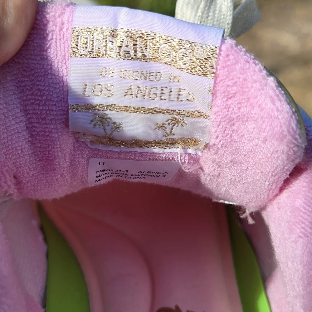 Urban Outfitters Pink and Silver Sneakers - Picture 6 of 11